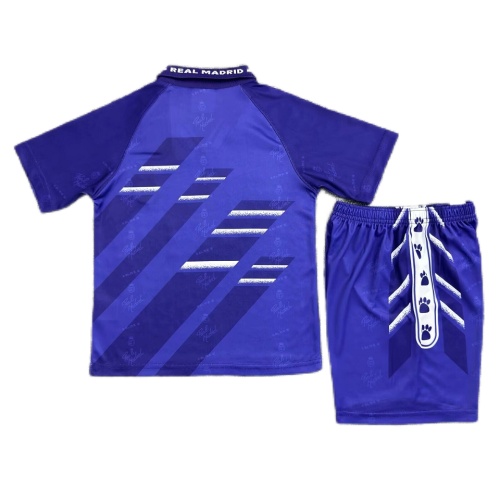 Kids-Real Madrid 94/96 Away Soccer Jersey