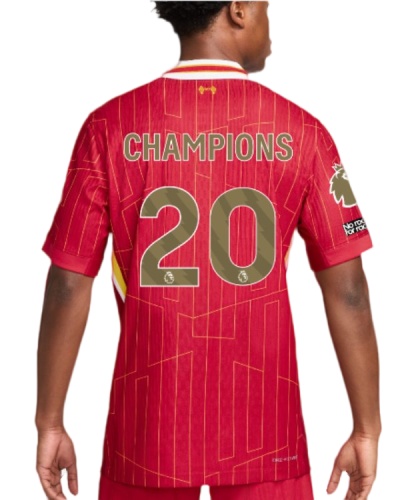 Liverpool 24/25 Home Champions 20 Jersey