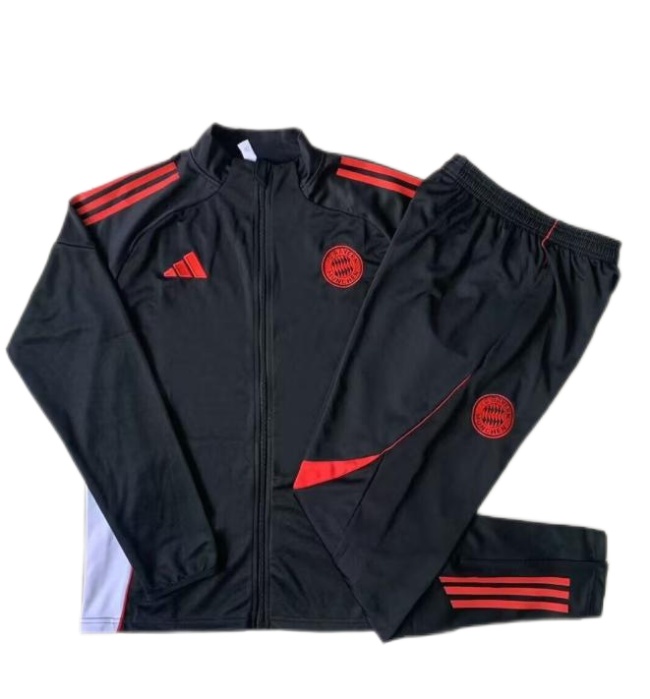 Bayern Munich 25/26 Tracksuit - Black/Red