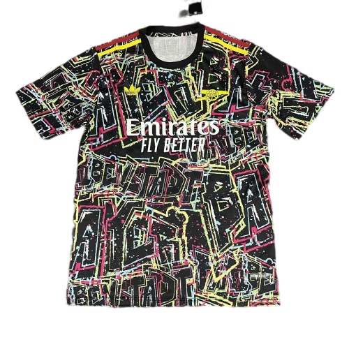 Arsenal 25/26 Black/Yellow/Pink Training Jersey