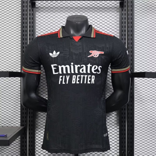 Arsenal 25/26 Black/White/Red Training Jersey(Player