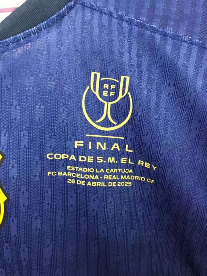 Barcelona 24/25 Home Copa De Rey Final Jersey(Player