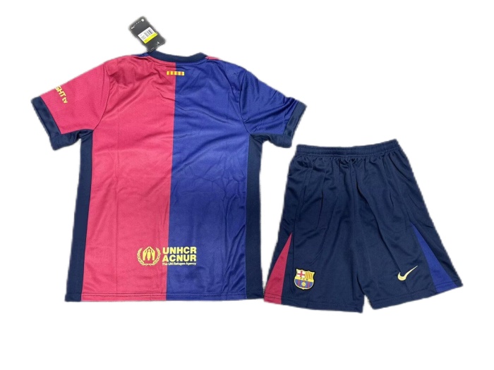 Kids-Barcelona 24/25 Home Special Soccer Jersey