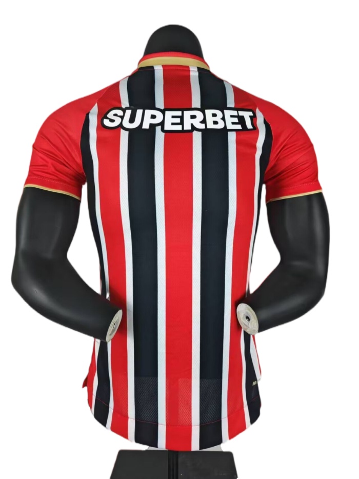 Sao Paulo 25/26 Away Red/Black Jersey(Player)