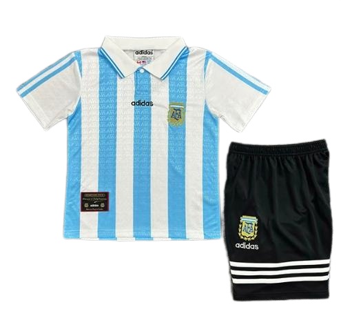 Kids-Argentina 1994 Home Soccer Jersey
