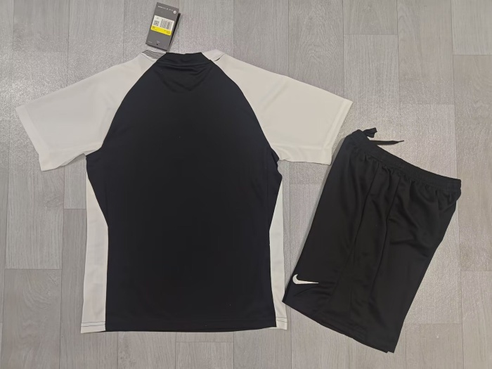 Kids-Corinthians 25/26 Away Black/White Soccer Jersey