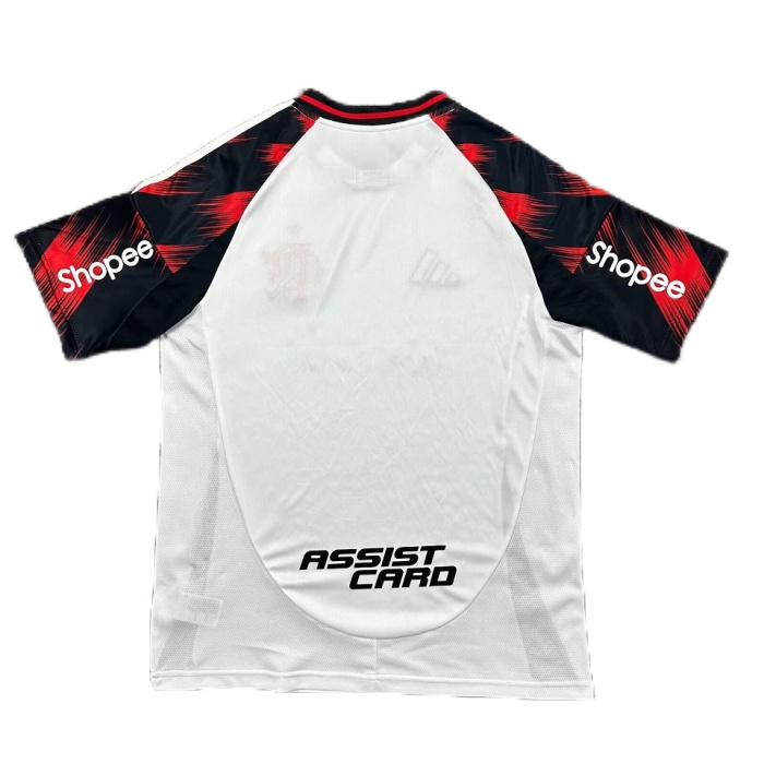 Flamengo 25/26 Away White Sponsor Soccer Jersey