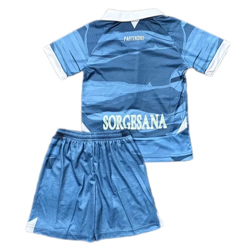 Kids-Napoli 24/25 Fourth Blue Soccer Jersey