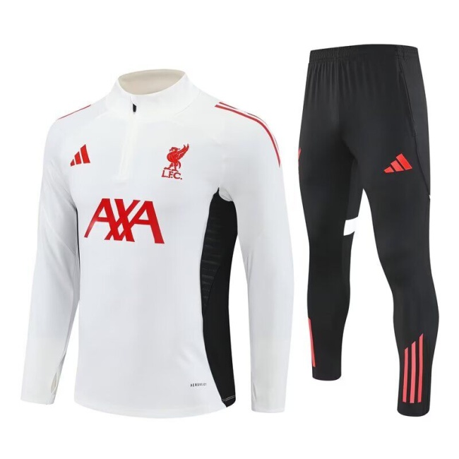 Liverpool 25/26 Tracksuit - White/Red