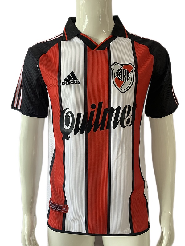 River Plate 00/02 Away White/Red Soccer Jersey