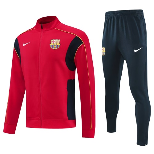 Barcelona 25/26 Tracksuit - Red/Black
