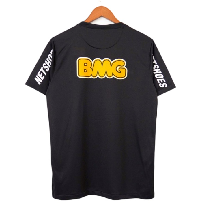 Santos 2012 Retro Black Soccer Jersey