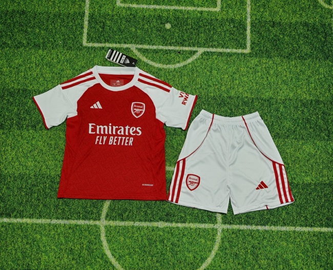 Kids-Arsenal 25/26 Home Soccer Jersey
