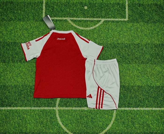 Kids-Arsenal 25/26 Home Soccer Jersey