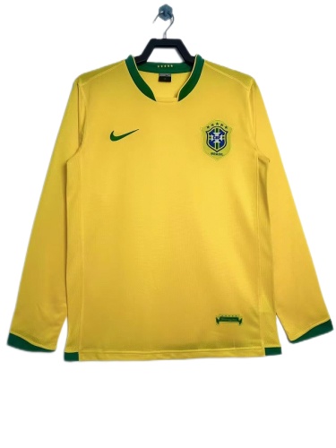 Brazil 2006 World Cup Home Long Soccer Jersey