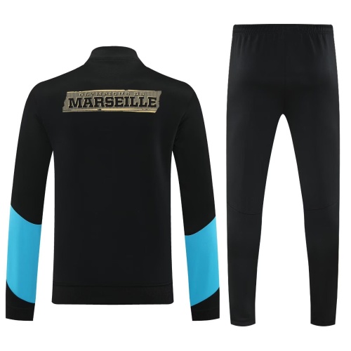 Marseille 25/26 Tracksuit - Black/Blue