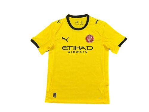 Girona 25/26 Away Yellow Leaked Soccer Jersey