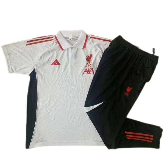 Liverpool 25/26 White Training Kit Jerseys