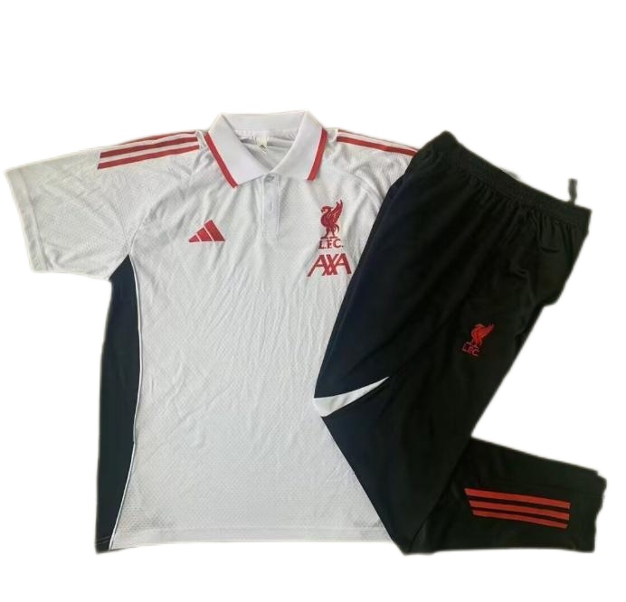 Liverpool 25/26 White Training Kit Jerseys