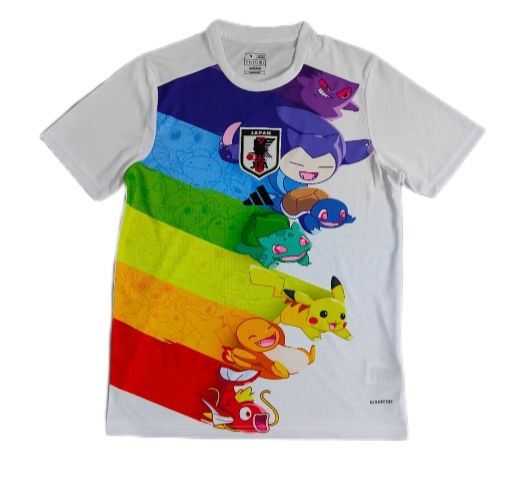 Japan 25/26 Special White Pokemon Soccer Jersey