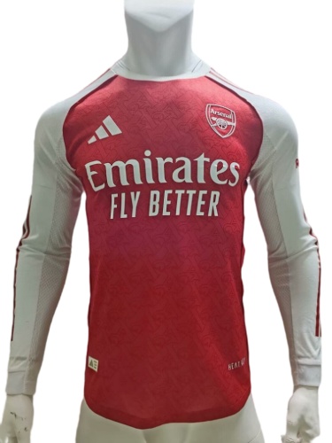 Arsenal 25/26 Home Long Soccer Jersey(Player)