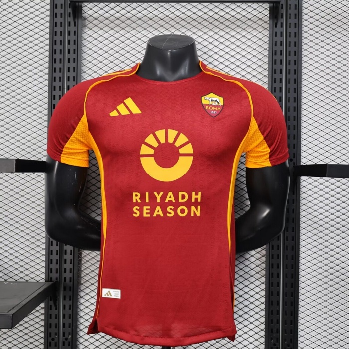 Roma 25/26 Home Leaked Soccer Jersey(Player)