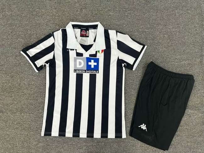 Kids-Juventus 98/99 Home Soccer Jersey