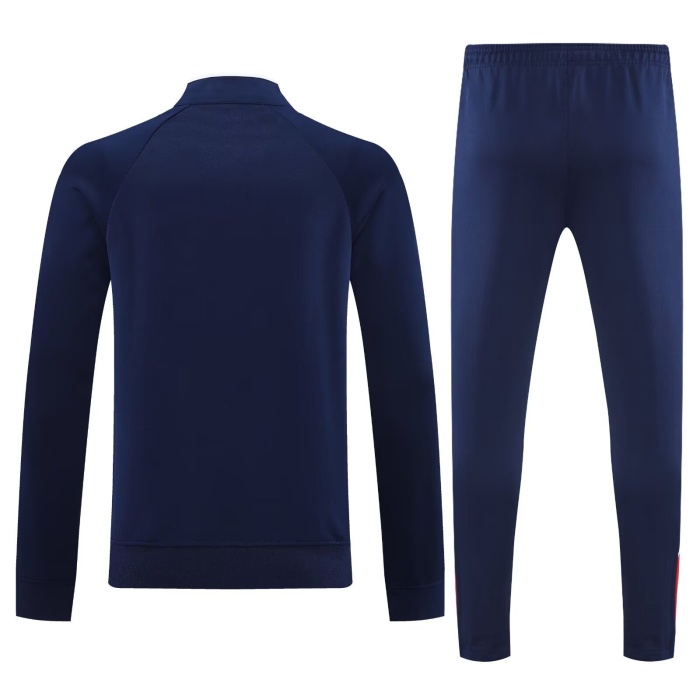 Man Utd 25/26 Tracksuit - Navy Blue/White