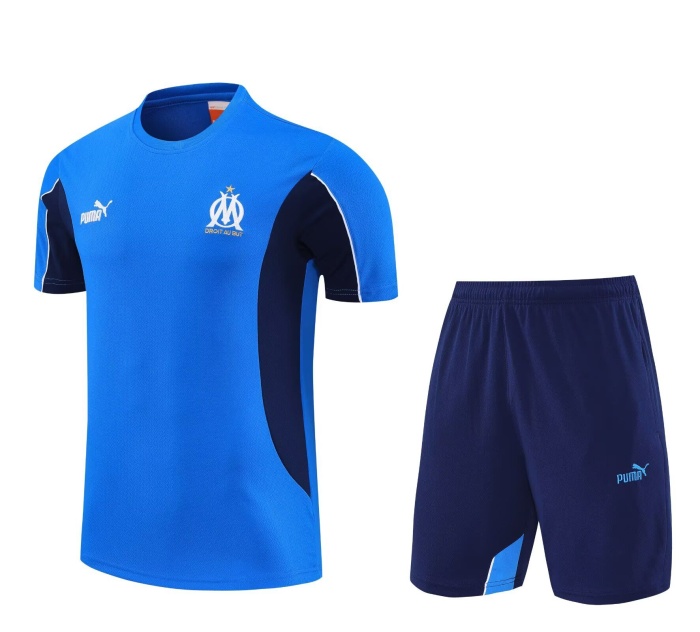 Marseilles 25/26 Blue Training Kit Jerseys