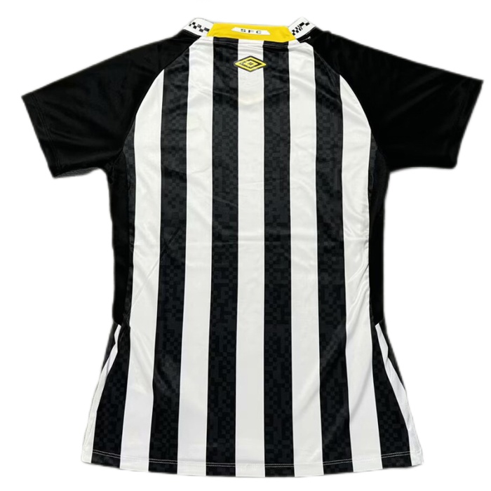 Santos Woman 25/26 Away Black/White Soccer Jersey