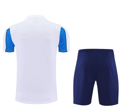 Marseilles 25/26 White/Blue Training Kit Jerseys