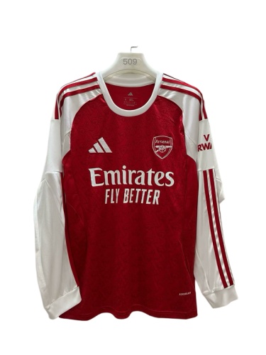 Arsenal 25/26 Home Long Soccer Jersey