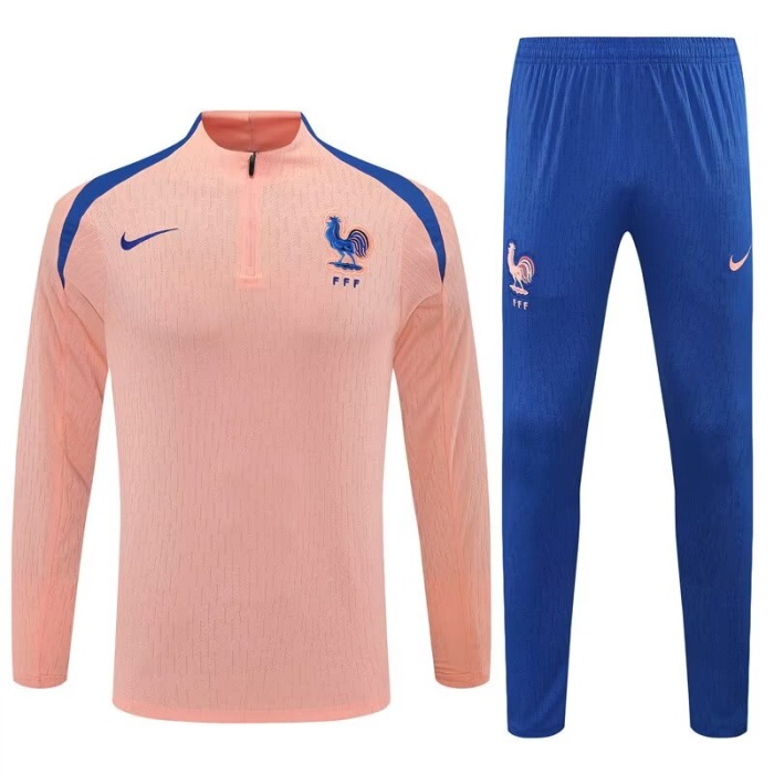 France 24/25 Tracksuit - Pink/Blue
