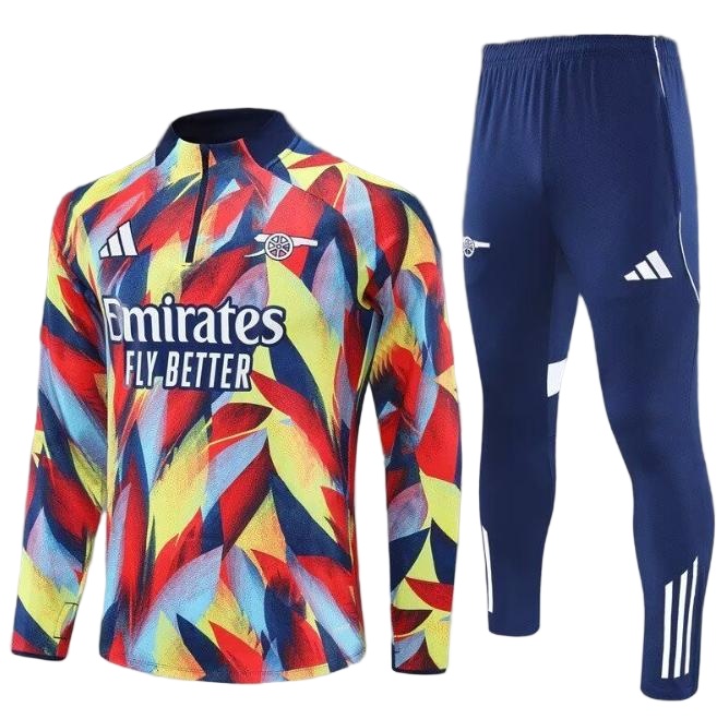 Kids Arsenal 25/26 Tracksuit - Yellow/Red