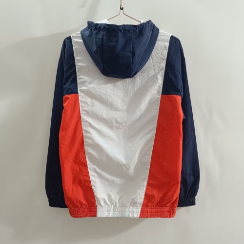 Paris 25/26 Wind Coat - White/Dark Blue/Red