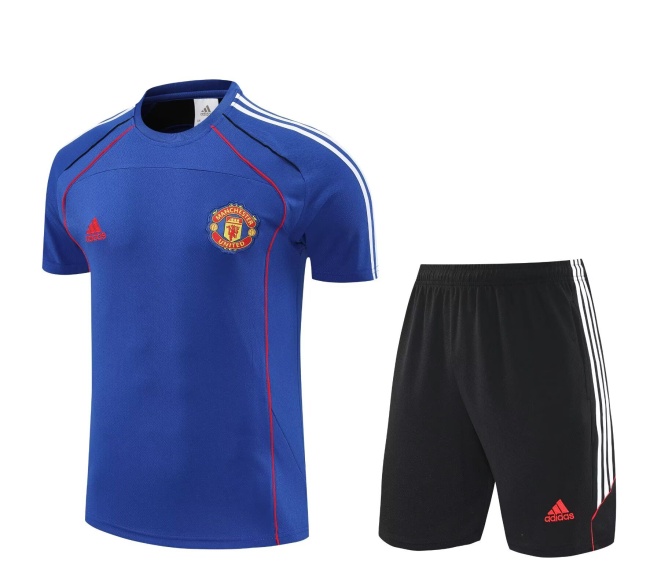 Man Utd 25/26 Blue Training Kit Jerseys