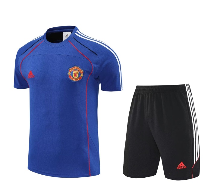 Man Utd 25/26 Blue Training Kit Jerseys