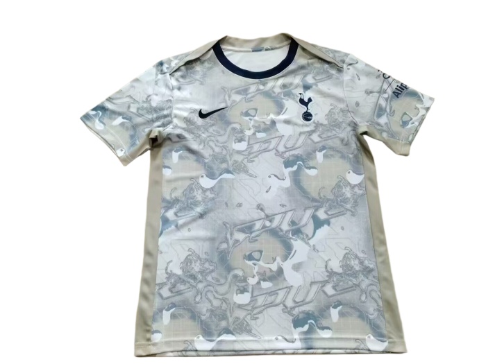 Tottenham 25/26 Training Grey Soccer Jersey
