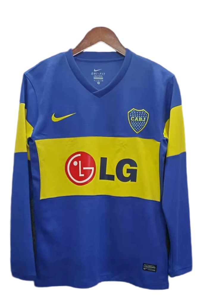 Boca Juniors 11/12 Home Long Soccer Jersey