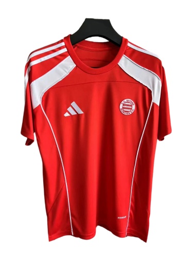 Bayern Munich 25/26 Training Red Soccer Jersey