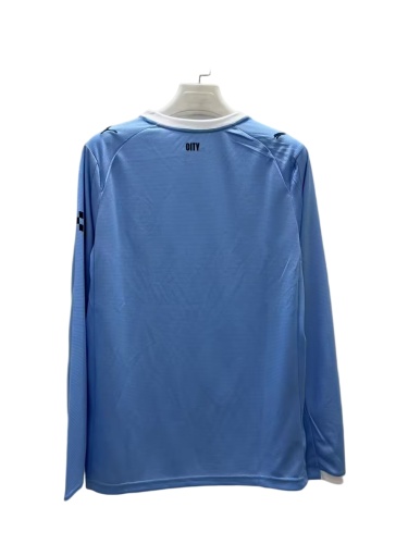Manchester City 25/26 Home Long Soccer Jersey