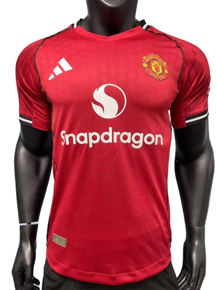 Manchester Utd 25/26 Home Soccer Jersey(Player)