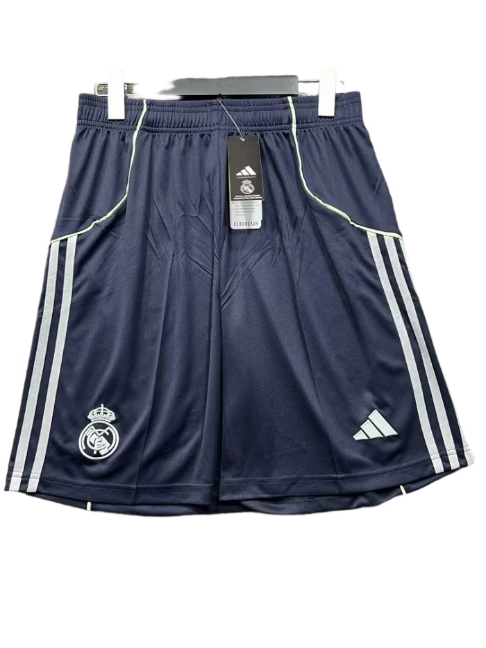 Real Madrid 25/26 Away Navy Shorts