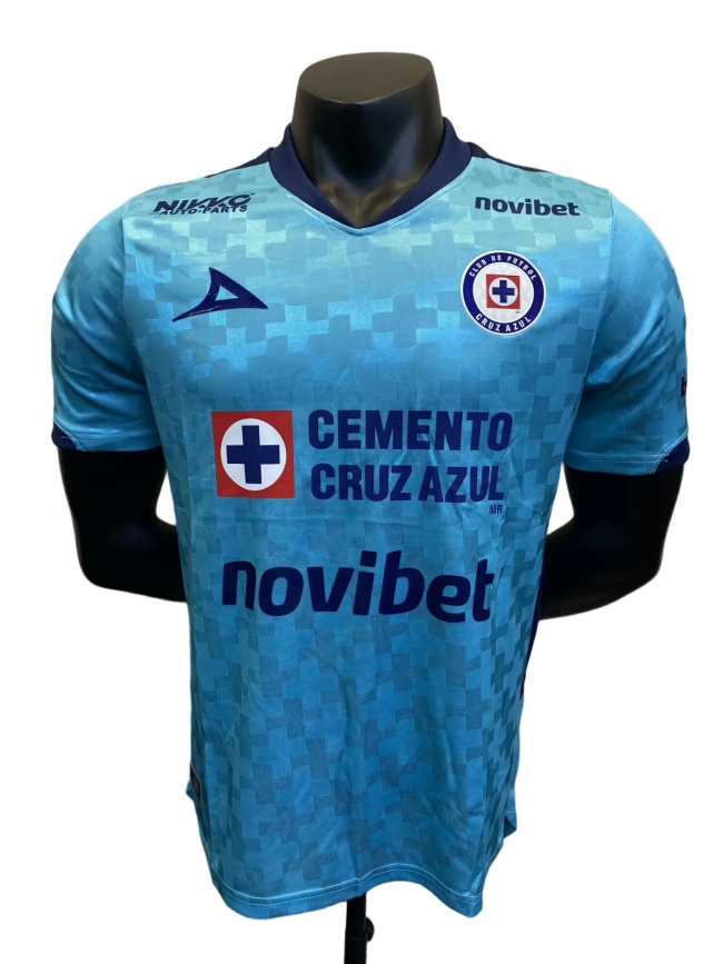 Cruz Azul 25/26 GK Blue Soccer Jersey(Player)