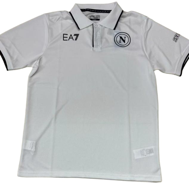 Napoli 24/25 White Polo Shirts