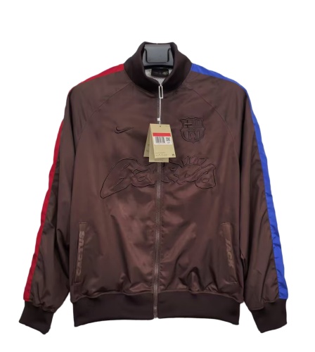 Barcelona 25/26 Wind Coat - Dark Red
