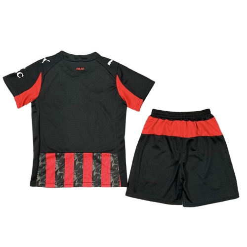 Kids-AC Milan 25/26 Home Soccer Jersey