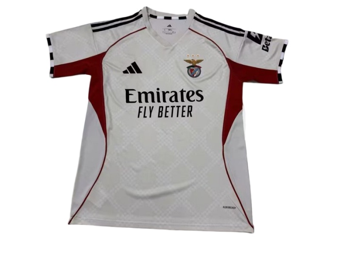 Benfica 25/26 Away Light Beige Soccer Jersey