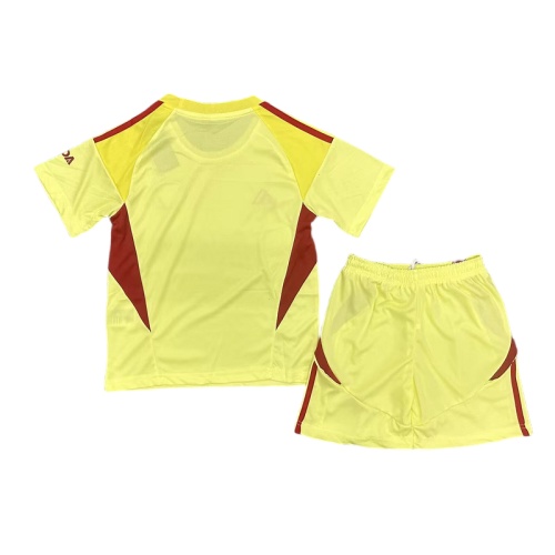 Kids-Arsenal 25/26 GK Yellow Soccer Jersey