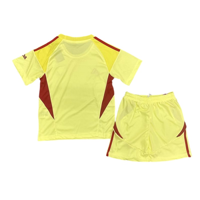 Kids-Arsenal 25/26 GK Yellow Soccer Jersey